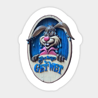 Splash Mountain Attraction Signage Sticker